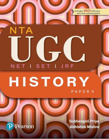 Book cover number 1 for NTA UGC NET-SET-JRF History Paper 2 written by Subhangini Priya, Abhishek Mishra published by Pearson Education