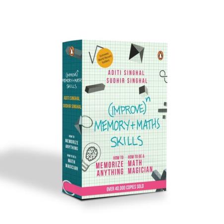 Book cover number 1 for Improve Memory + Maths Skills (Box Set) written by Aditi Singhal, Sudhir Singhal published by Ebury Press