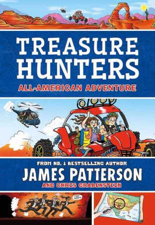 Book cover number 1 for Treasure Hunters: All-American Adventure written by James Patterson published by Arrow Books