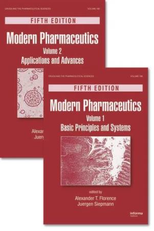 Book cover number 1 for Modern Pharmaceutics (Volume 1 & 2) written by Alexander T Florence, Juergen Siepmann published by CRC Press