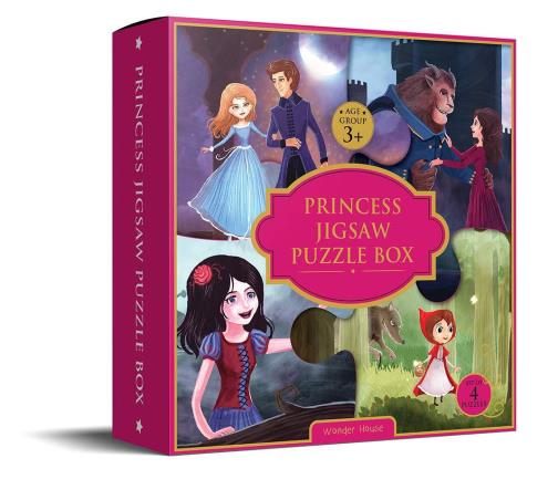 Book cover number 1 for Princess Jigsaw Puzzle Box written by NA published by Prakash Books
