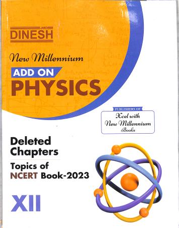 Book cover number 4 for Dinesh New Millennium Physics Class 12 Volume 1 & 2 (Set Of 4 Books) CBSE (2023-24) written by S. K. Sharma, R. Jerath published by S. Dinesh Sales Corp.