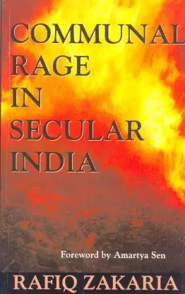 Book cover number 1 for Communal Rage In Secular India written by Rafiq Zakaria published by Popular Prakashan