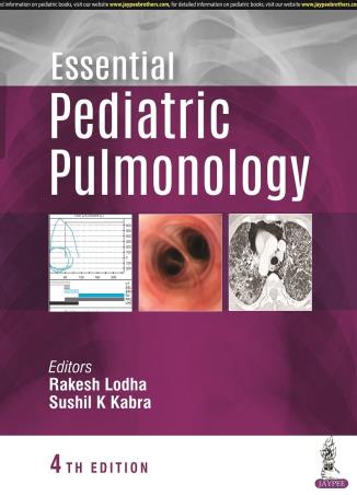 Book cover number 1 for Essential Pediatric Pulmonology written by Rakesh Lodha, Sushil K. Kabra published by Jaypee Brothers Medical Publishers (P) Ltd.
