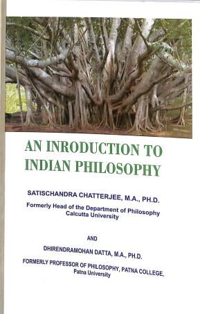 Book cover number 1 for An Introduction To Indian Philosophy written by Satischandra Chatterjee published by G. S. Publishers