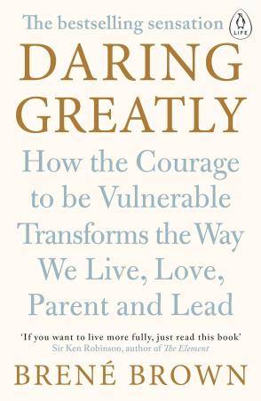 Book cover number 1 for Daring Greatly written by Brene Brown published by Penguin Books
