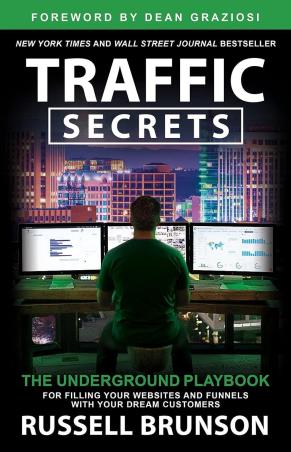Book cover number 1 for Traffic Secrets written by Russell Brunson published by Hay House