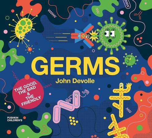 Book cover number 1 for Germs written by John Devolle published by Pushkin Children's Books