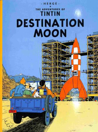 Book cover number 1 for The Adventures Of Tintin : Destination Moon written by Herge published by Farshore