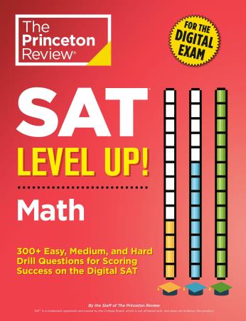 Book cover number 1 for SAT Level Up! Math written by NA published by Princeton Review