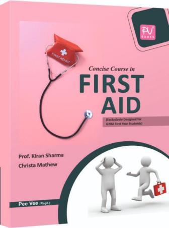 Book cover number 1 for Concise Course In First Aid written by Kiran Sharma, Christa Mathew published by S. Vikas And Company (Medical Publishers)
