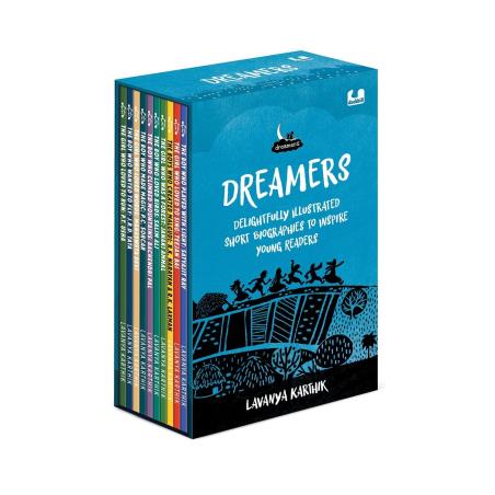 Book cover number 1 for Dreamers : Delightfully Illustrated Short Biographies To Inspire Young Readers written by Lavanya Karthik published by Duckbill