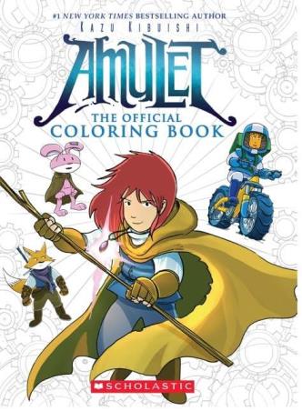 Book cover number 1 for Amulet : The Official Coloring Book written by Kazu Kibuishi published by Scholastic