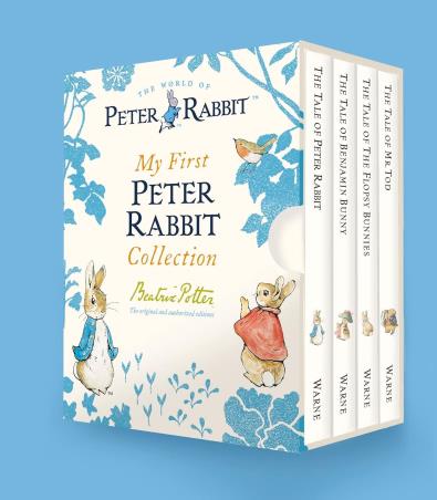 Book cover number 1 for My First Peter Rabbit Collection (Set Of 4 Books) written by Beatrix Potter published by Warne
