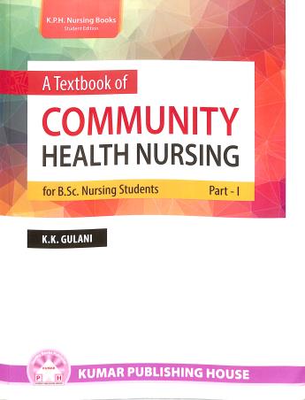 Book cover number 1 for A Textbook Of Community Health Nursing (Vol.-1) written by K. K. Gulani published by Kumar Publishing House