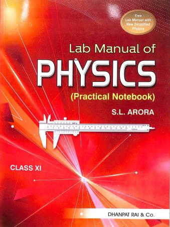 Book cover number 3 for New Simplified Physics Class 11 Volume 1 & 2 (Set Of 3 Books) 2024 Edition written by S. L. Arora published by Dhanpat Rai & Co. (Pvt.) Ltd.