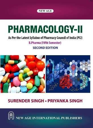 Book cover number 1 for Pharmacology-2 written by Surender Singh, Priyanka Singh published by New Age International (P) Limited, Publishers