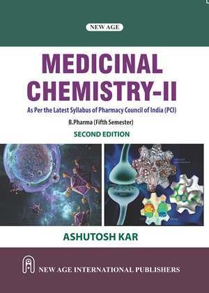 Book cover number 1 for Medicinal Chemistry-2 written by Ashutosh Kar published by New Age International (P) Limited, Publishers