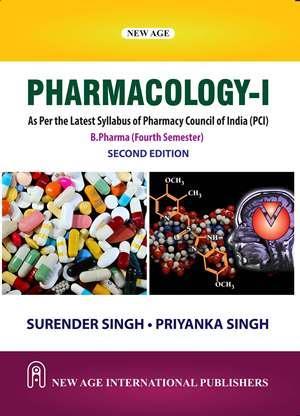 Book cover number 1 for Pharmacology-1 written by Surender Singh, Priyanka Singh published by New Age International (P) Limited, Publishers