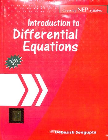 Book cover number 1 for Introduction To Differential Equations (NEP) written by Debasish Sengupta published by Books & Allied (P) Ltd.
