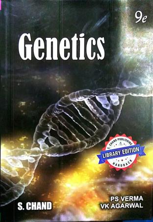 Book cover number 1 for Genetics written by P. S. Verma, V. K. Agarwal published by S. Chand Publishing