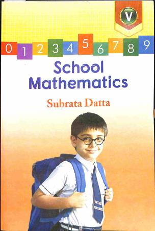 Book cover number 1 for School Mathematics 5 (2024) written by Subrata Dutta published by New Book Syndicate