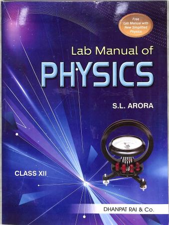 Book cover number 3 for New Simplified Physics Class 12 Volume 1 & 2 With Lab Manual (2024) written by S. L. Arora published by Dhanpat Rai & Co. (Pvt.) Ltd.