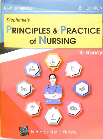 Book cover number 1 for Stephanie's Principles & Practice Of Nursing written by Sr. Nancy published by N. R. Publishing House