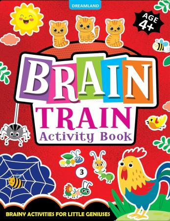 Book cover number 1 for Brain Train Activity Book written by NA published by Dreamland Publications