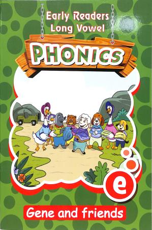 Book cover number 1 for Early Readers Long Vowel  Phonics : Gene And Friends - E written by Shradha Anand published by Blueberry Books