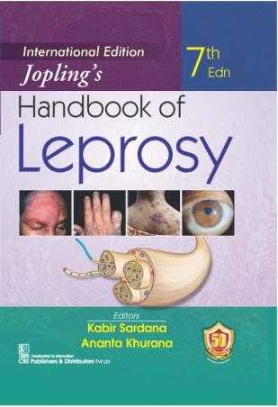 Book cover number 1 for Jopling’s Handbook Of Leprosy written by Kabir Sardana, Ananta Khurana published by CBS Publishers & Distributors Pvt. Ltd.