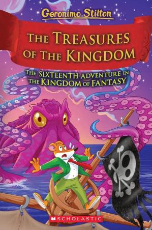 Book cover number 1 for Geronimo Stilton -16 : The Treasures Of The Kingdom written by Elisabetta Dami published by Scholastic