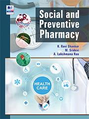 Book cover number 1 for Social And Preventive Pharmacy written by K. Ravi. Shankar, M. Sridevi published by PharmaMed Press