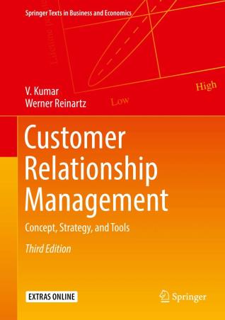 Book cover number 1 for Customer Relationship Management written by V. Kumar, Werner Reinartz published by Springer