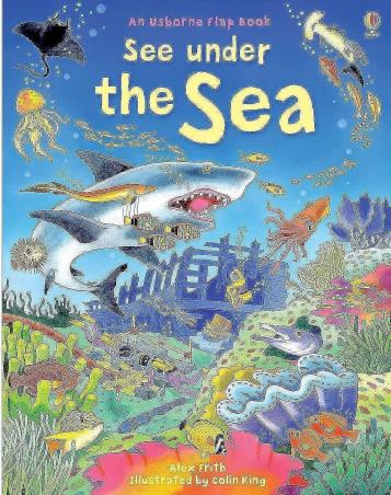Book cover number 1 for An Usborne Flap Book : See Under The Sea written by Alex Frith published by Usborne
