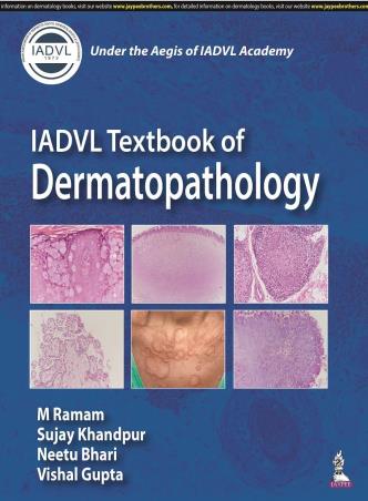 Book cover number 1 for IADVL Textbook Of Dermatopathology written by Vishal Gupta, M. Ramam, Sujay Khandpur, Neetu Bhari published by Jaypee Brothers Medical Publishers (P) Ltd.