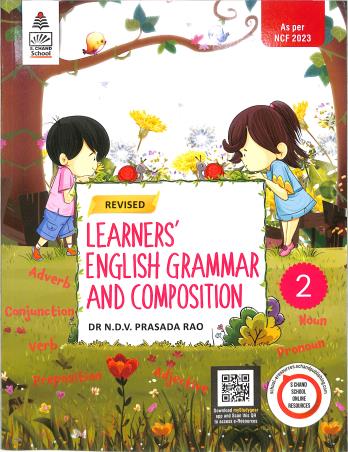 Book cover number 1 for Revised Learners' English Grammar And Composition 2 (NCF 2023) written by N. D. V. Prasada Rao published by S. Chand Publishing