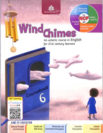Book cover number 1 for Wind Chimes Coursebook 6 (CISCE) NEP 2020 / NCF 2023 written by Vijaya Subramaniam, Chary Rekha published by Madhubun Educational Books