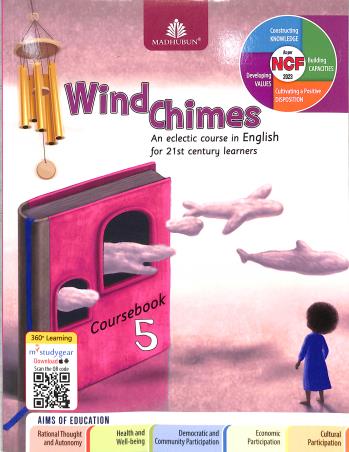 Book cover number 1 for Wind Chimes Coursebook 5 (CISCE) NEP 2020 / NCF 2023 written by Alka Batra published by Madhubun Educational Books