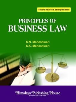 Book cover number 1 for Principles Of Business Law written by S. N. Maheshwari, S. K. Maheshwari published by Himalaya Publishing House