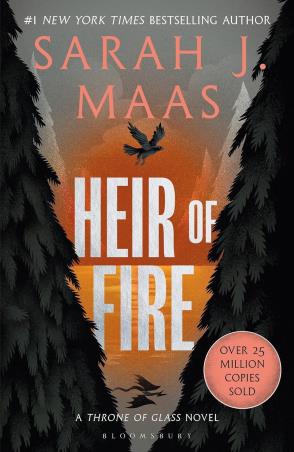 Book cover number 1 for Heir Of Fire written by Sarah J. Maas published by Bloomsbury Publishing