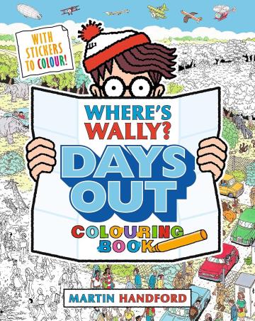 Book cover number 1 for Where's Wally? Days Out : Colouring Book written by Martin Handford published by Walker Books