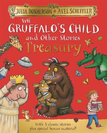Book cover number 1 for The Gruffalo's Child And Other Stories Treasury written by Julia Donaldson, Axel Scheffler published by Macmillan India Limited