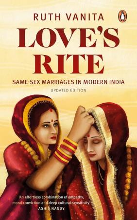Book cover number 1 for Love's Rite written by Ruth Vanita published by Penguin Books