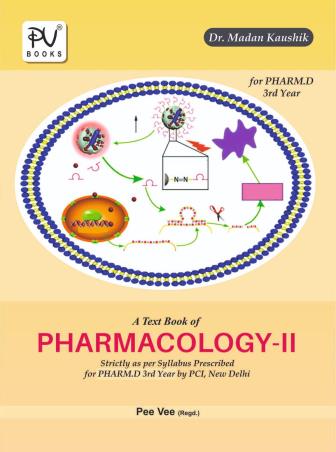 Book cover number 1 for A Textbook Of Pharmacology 2 - Pharm.D 3rd Year written by Madan Kaushik published by S. Vikas And Company (Medical Publishers)