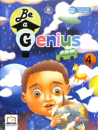 Book cover number 1 for Ba A Genius 4 (NEP 2020) written by Harsh Ahuja published by Elegant Publishers Pvt. Ltd.