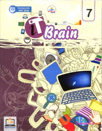 Book cover number 1 for It Brain 7 (NEP 2020) written by Nidhi Gupta published by Elegant Publishers Pvt. Ltd.