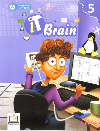 Book cover number 1 for It Brain 5 (NEP 2020) written by Nidhi Gupta published by Elegant Publishers Pvt. Ltd.