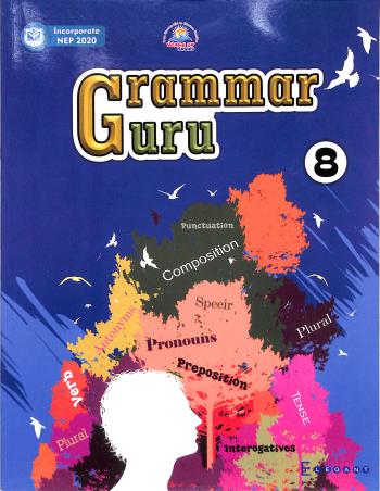 Book cover number 1 for Grammar Guru 8 (NEP 2020) written by NA published by Elegant Publishers Pvt. Ltd.
