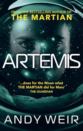 Book cover number 1 for Artemis written by Andy Weir published by Penguin Books